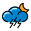 external cloud-weather-creatype-filed-outline-undefined-3 icon