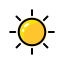 external sun-icon-weather-creatype-filed-outline-undefined icon