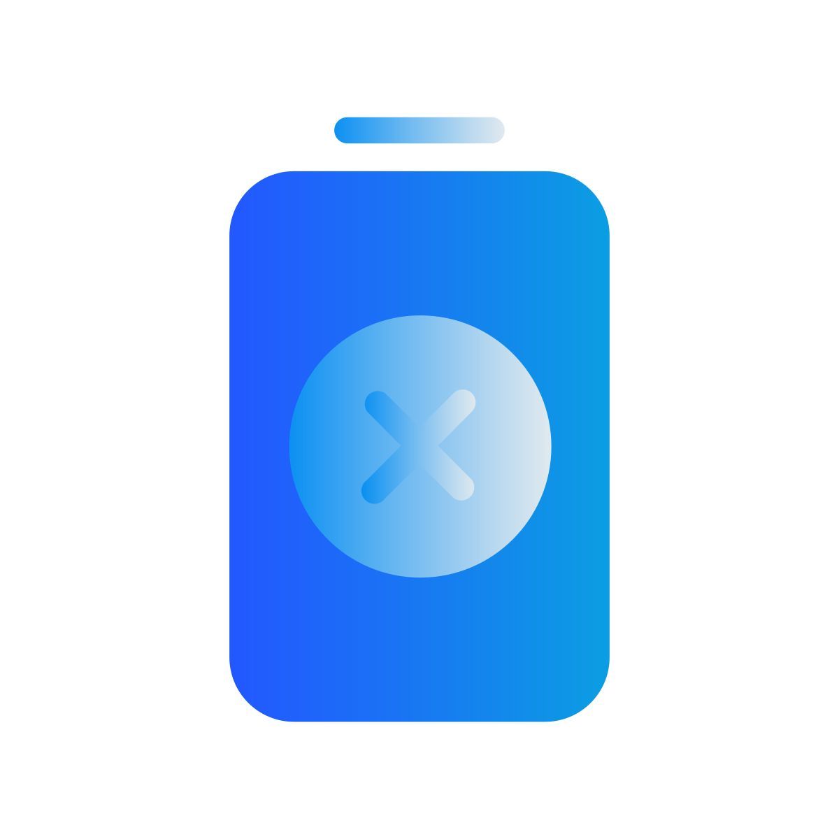 empty battery icon