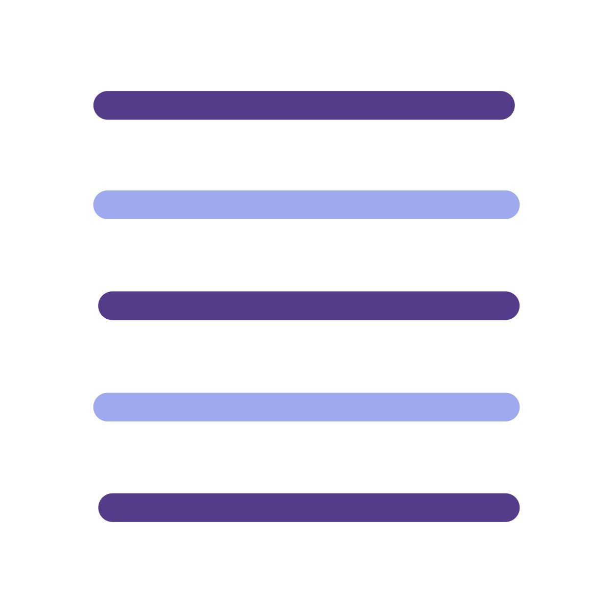 Menu Hamburger icon