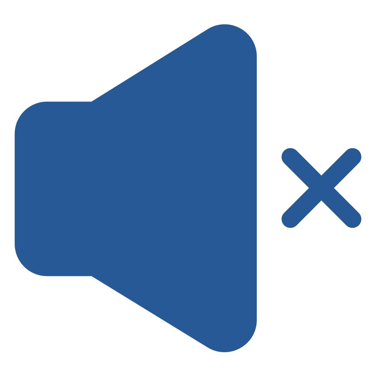 mute sound icon