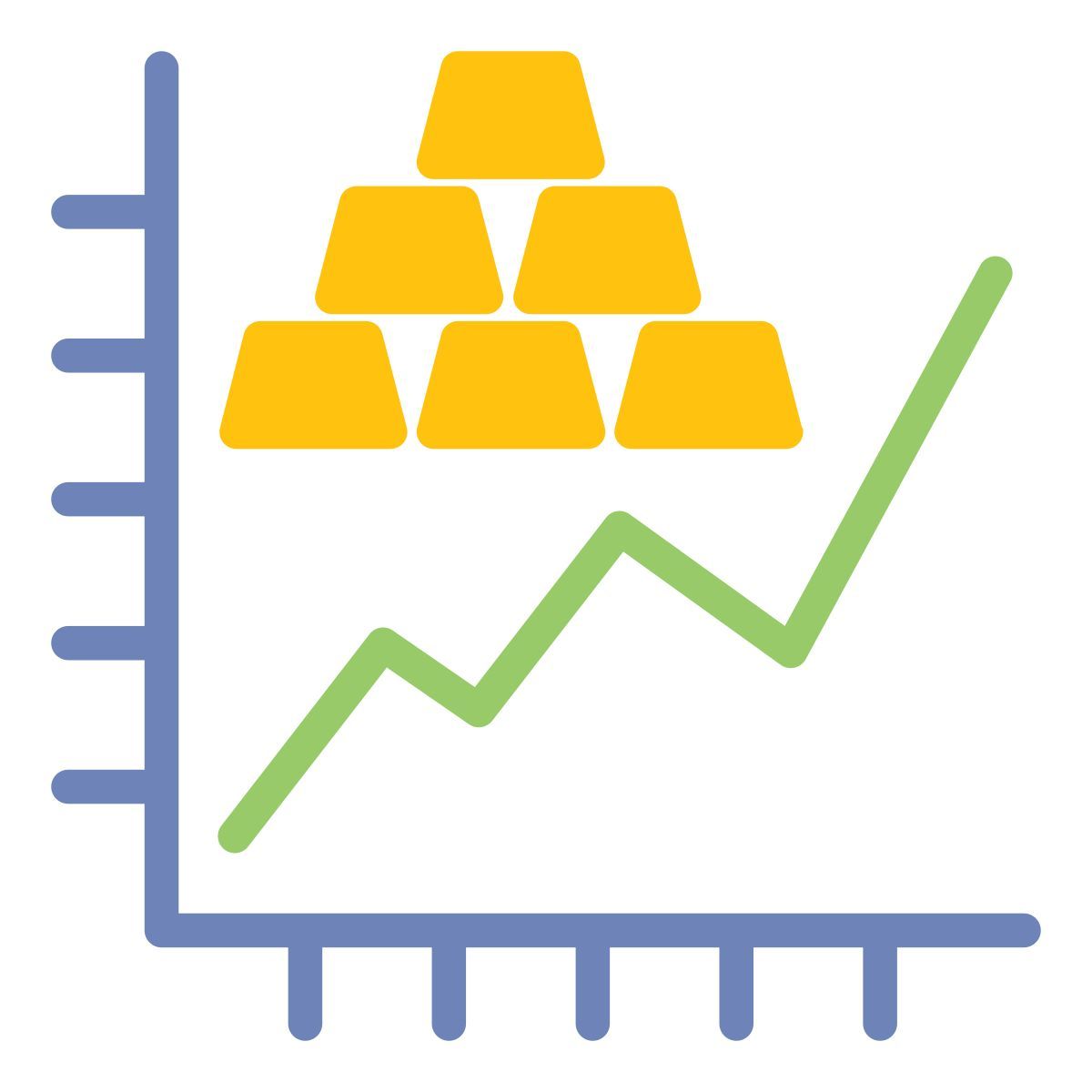 financial statistics icon