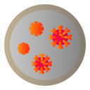 external bacteria-covid-19-creatype-flat-colourcreatype icon