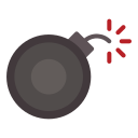 external bomb-crime-and-law-creatype-flat-colourcreatype icon