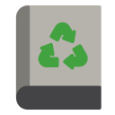 external book-ecology-recycling-flat-creatype-flat-colourcreatype icon