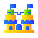 external building-child-toy-creatype-flat-colourcreatype icon