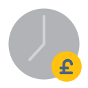 external clock-investment-and-finance-creatype-flat-colourcreatype icon