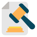 external document-crime-and-law-creatype-flat-colourcreatype icon