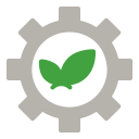 external gear-ecology-recycling-flat-creatype-flat-colourcreatype icon