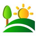 external hills-spring-creatype-flat-colourcreatype icon