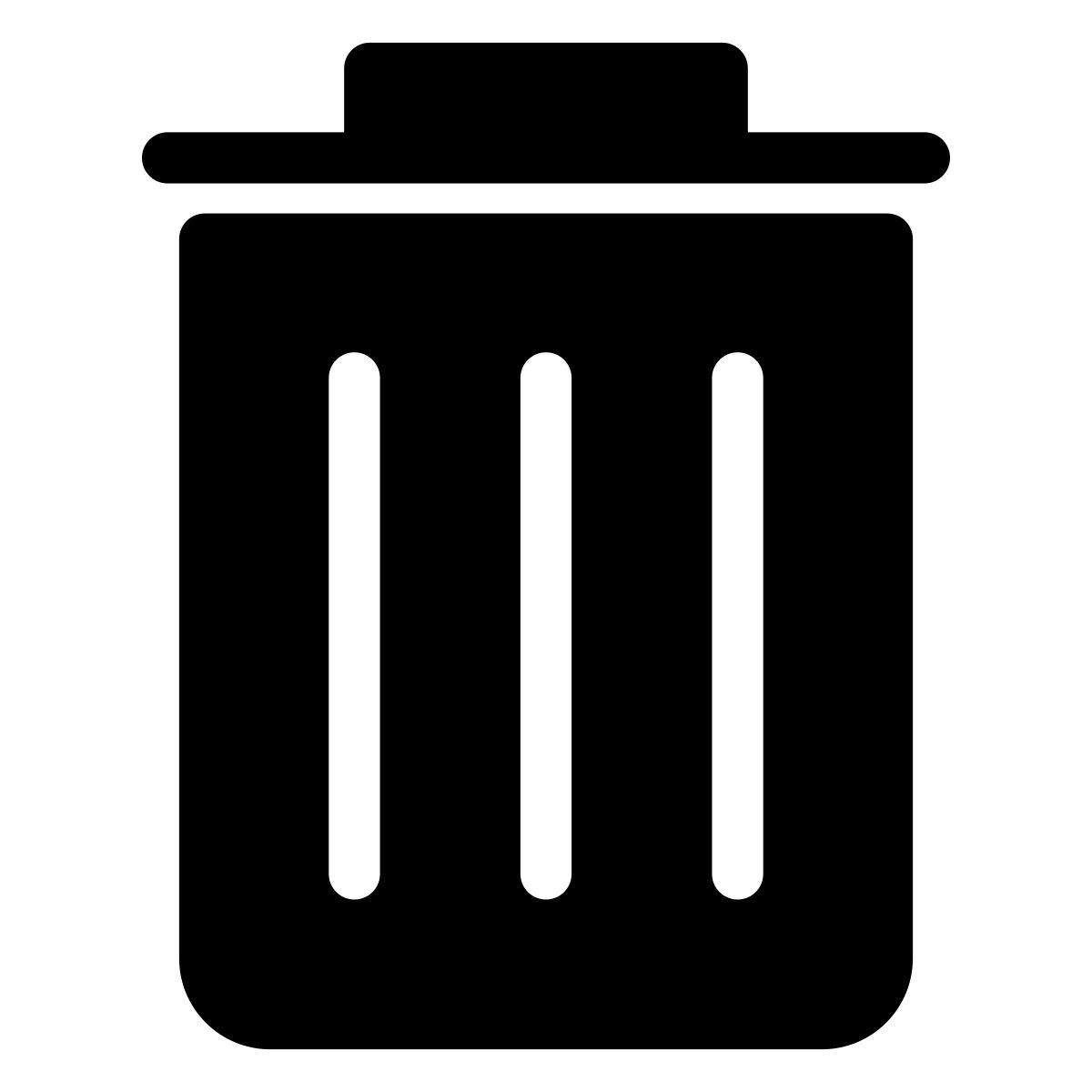 trash bin icon