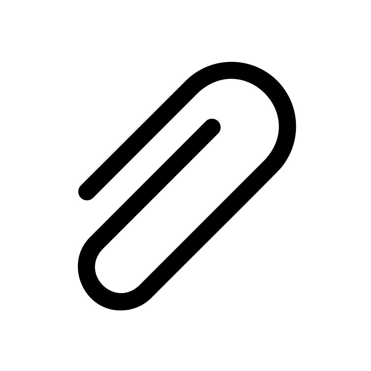 paperclip icon