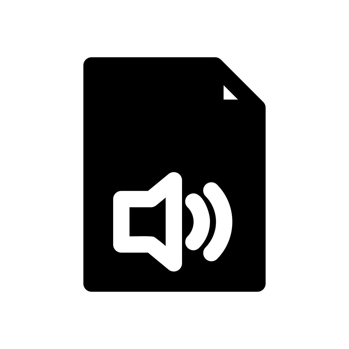 audio file icon