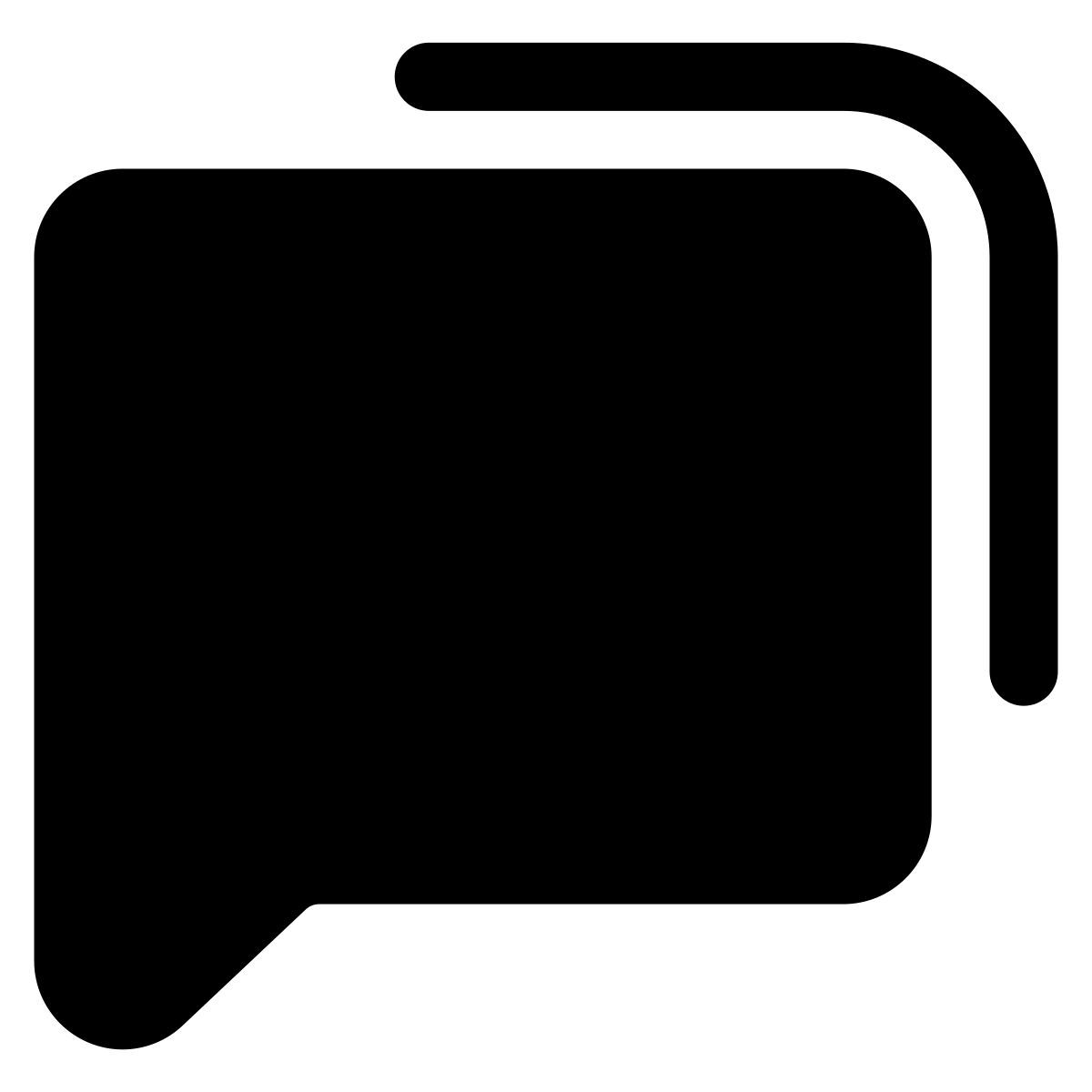 chat bubbles icon
