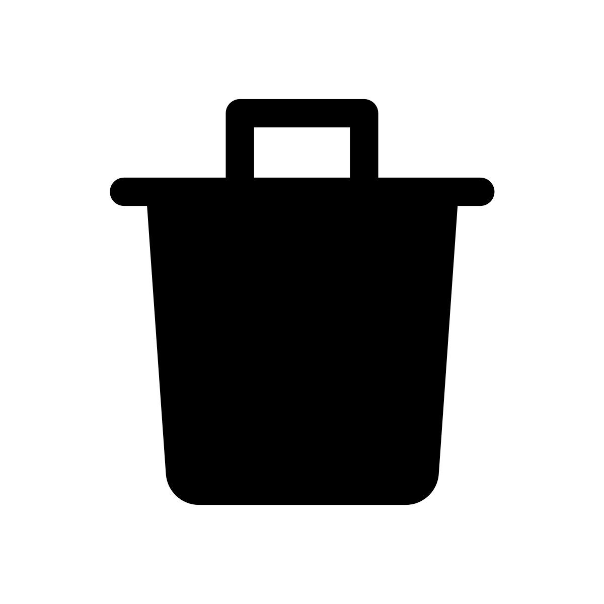 trash bin icon