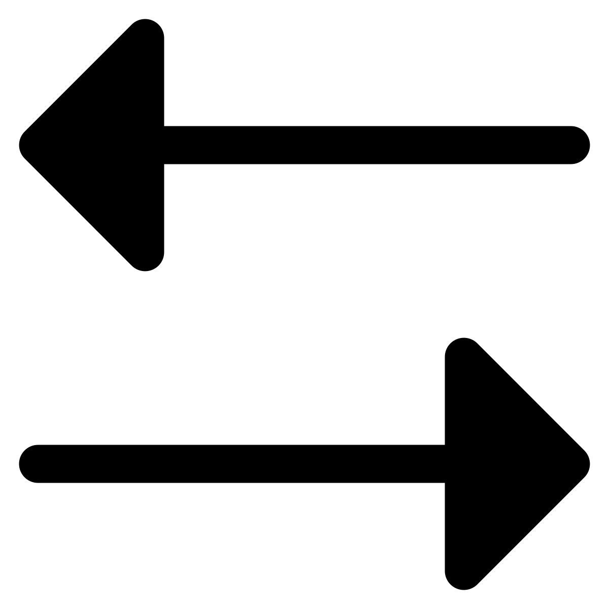 Daten in beide Richtungen icon