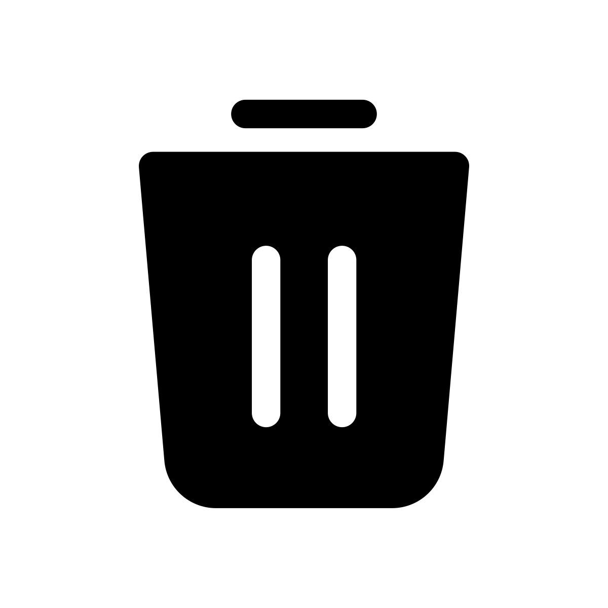 trash bin icon