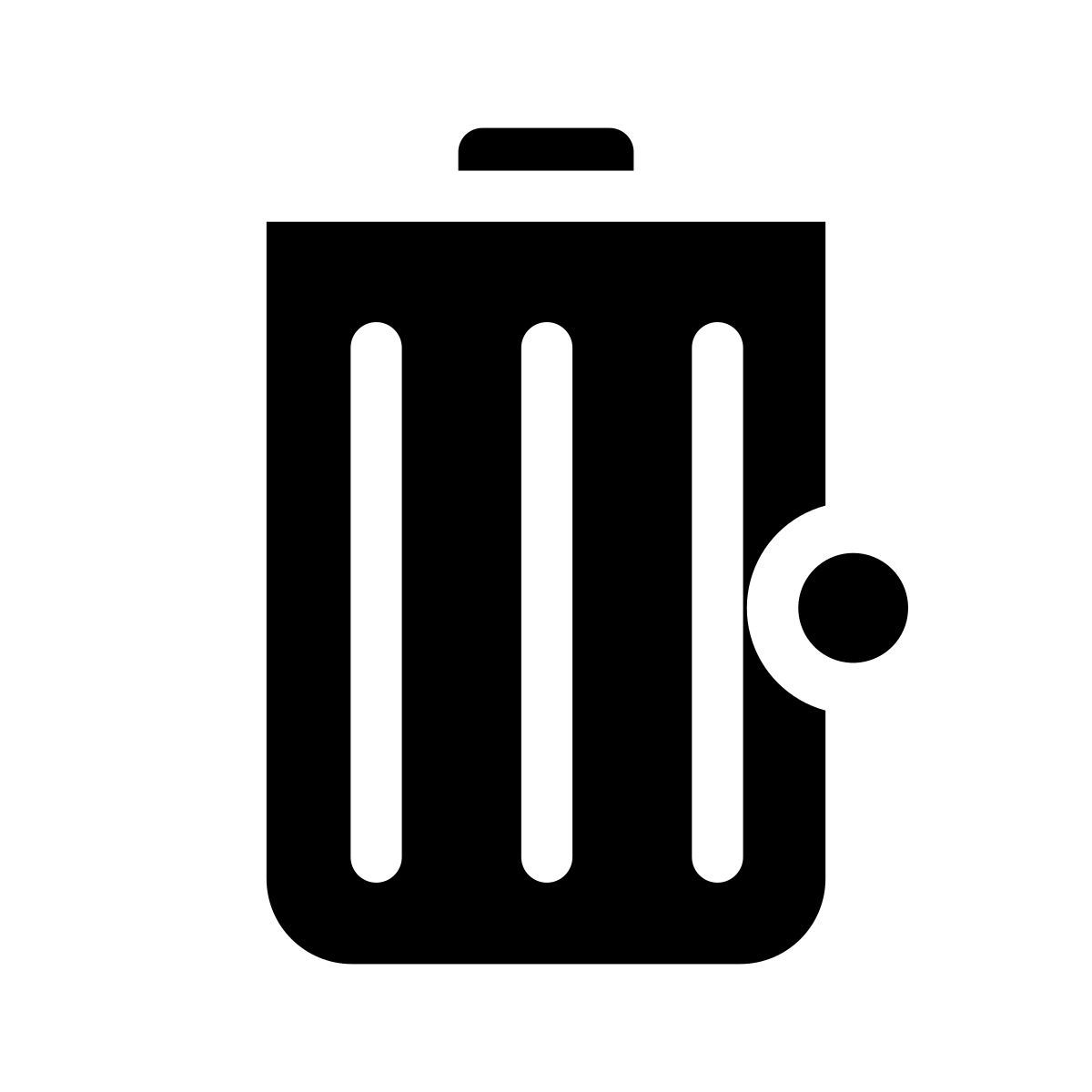 trash bin icon