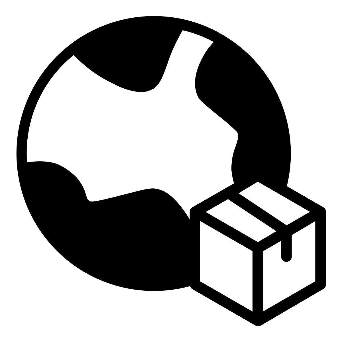 global delivery icon