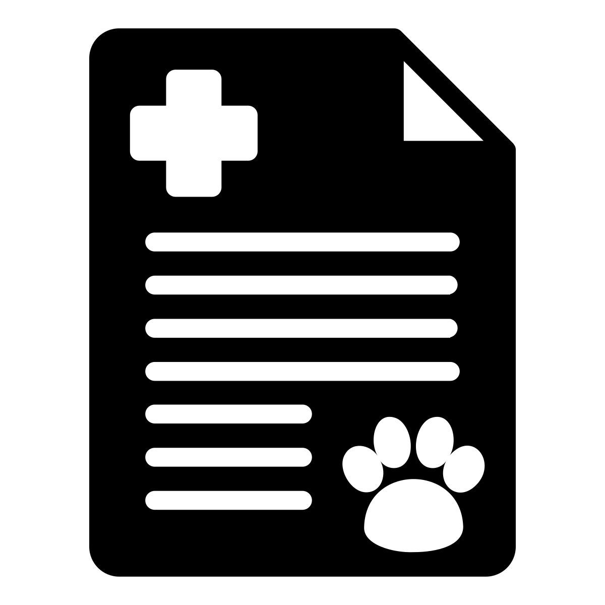 pet health report icon