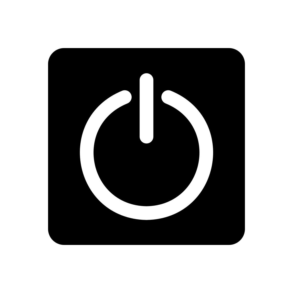 power on icon