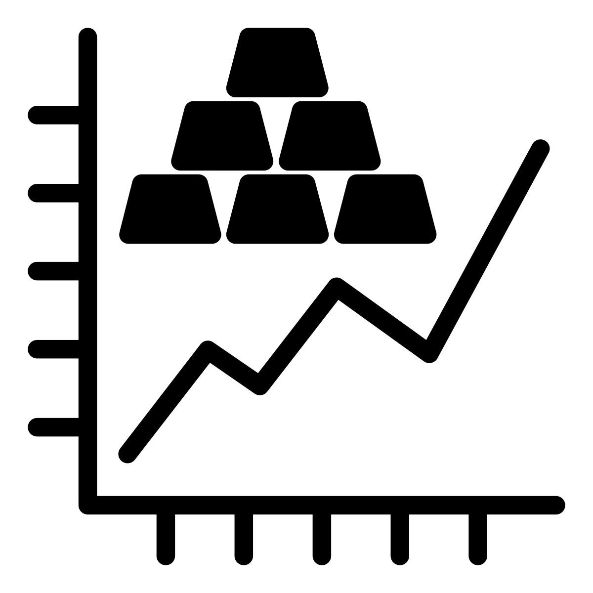 investment statistics icon