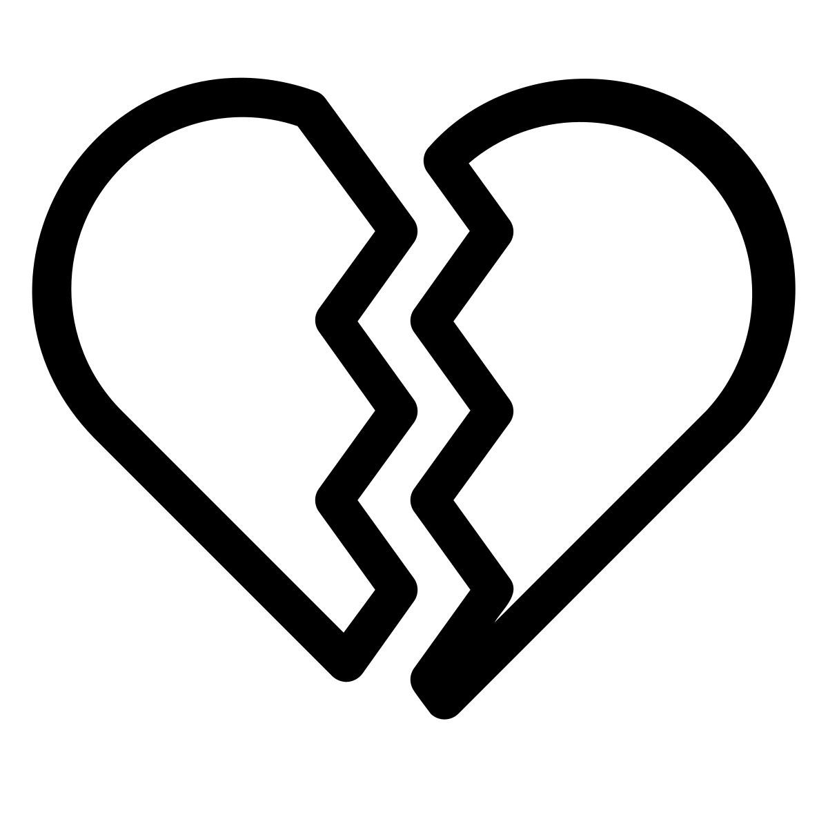 broken heart icon