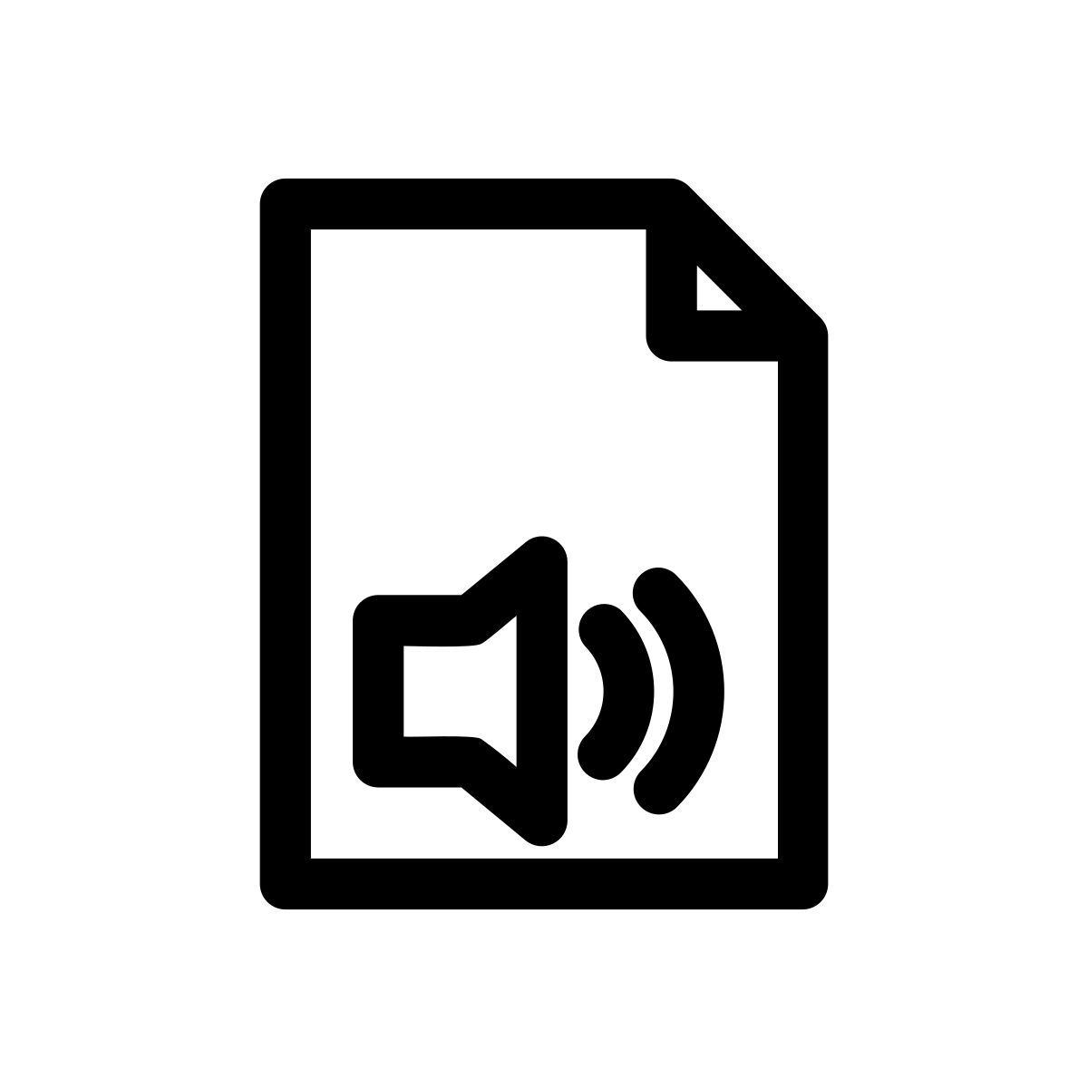 audio icon