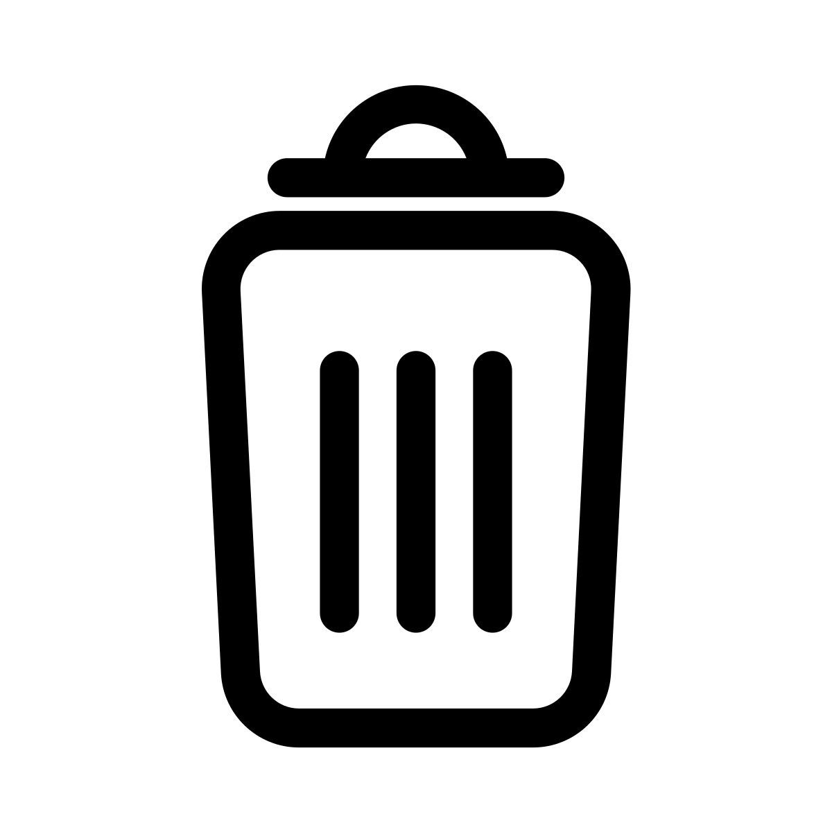 trash bin icon