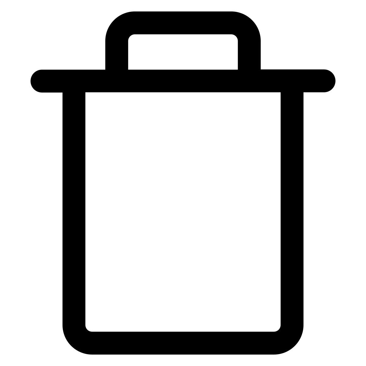 trash bin icon