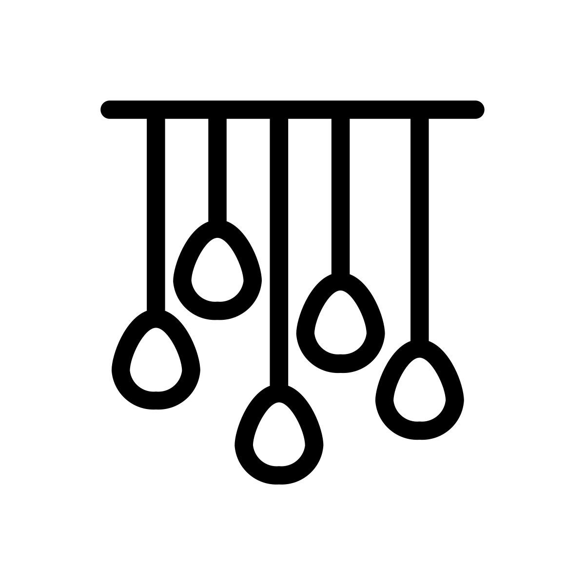 枝形吊灯 图标