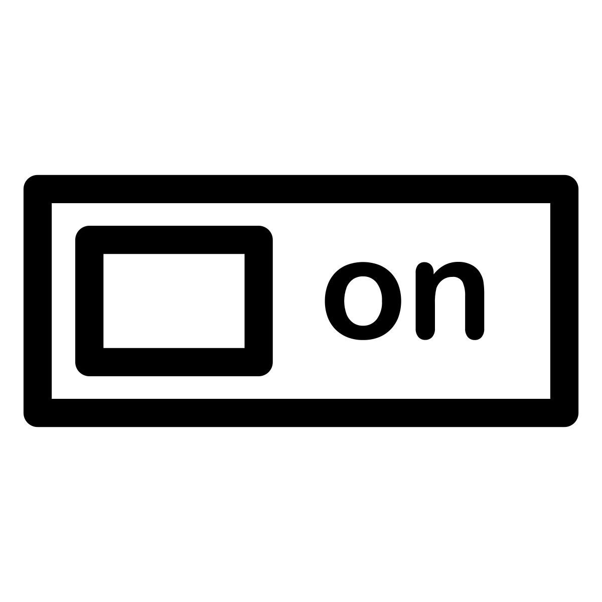 스위치 켜기 icon