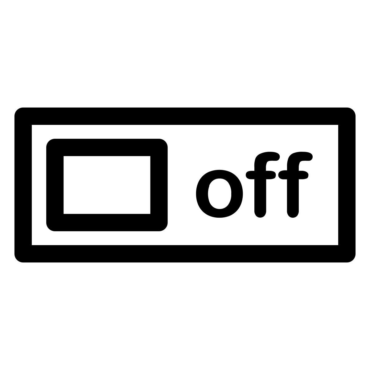 switch off icon