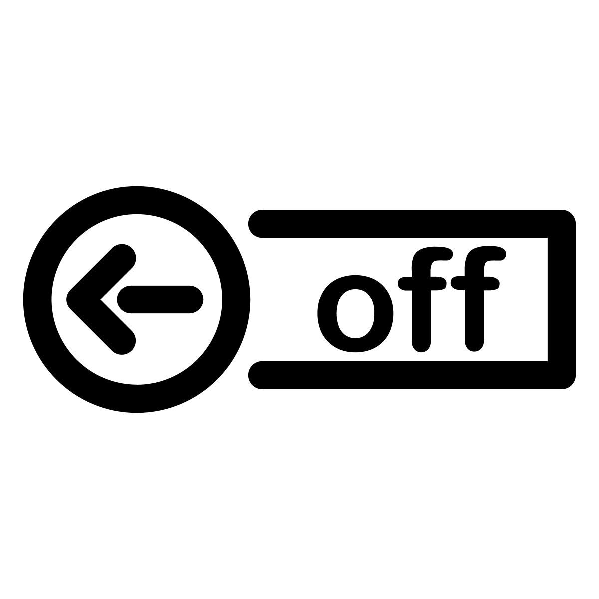 switch off icon