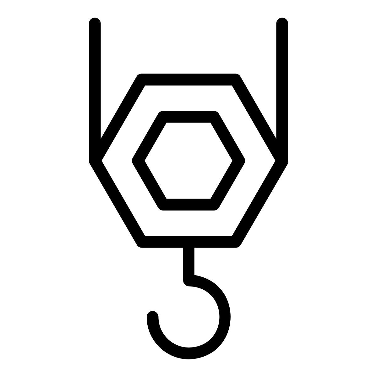 gancho de la grúa icon