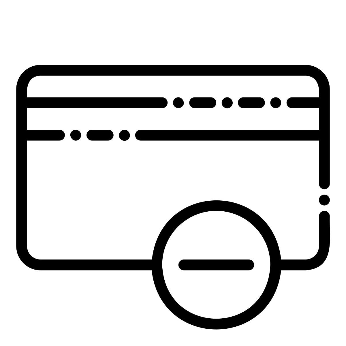 external credit card internet security line set create outline colourcreate 3 icon