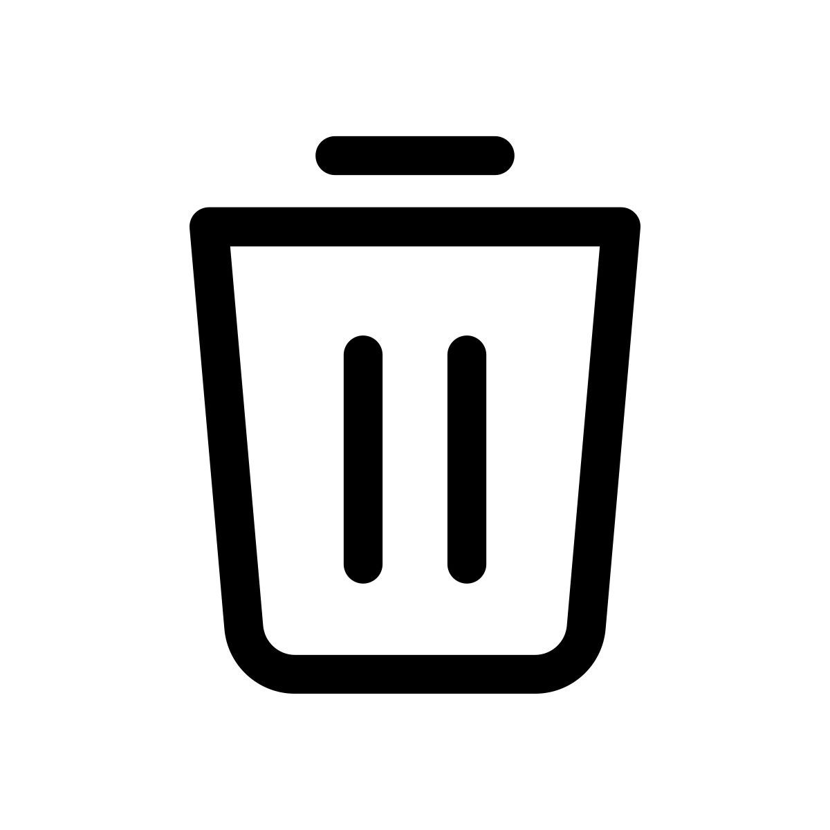trash bin icon