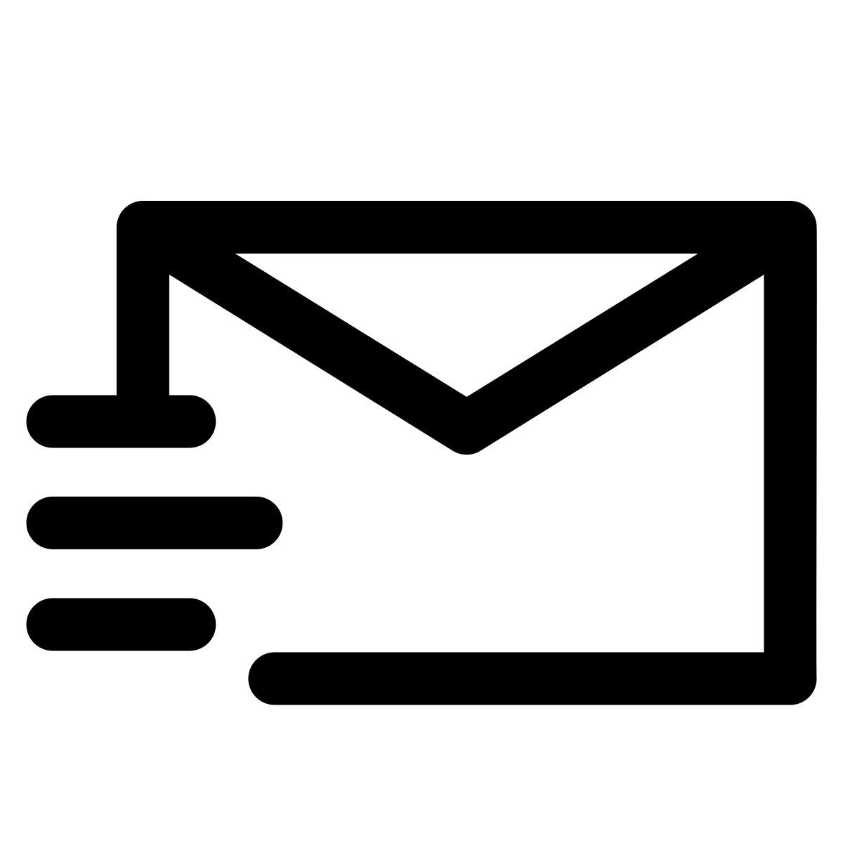 messaggio riempito icon