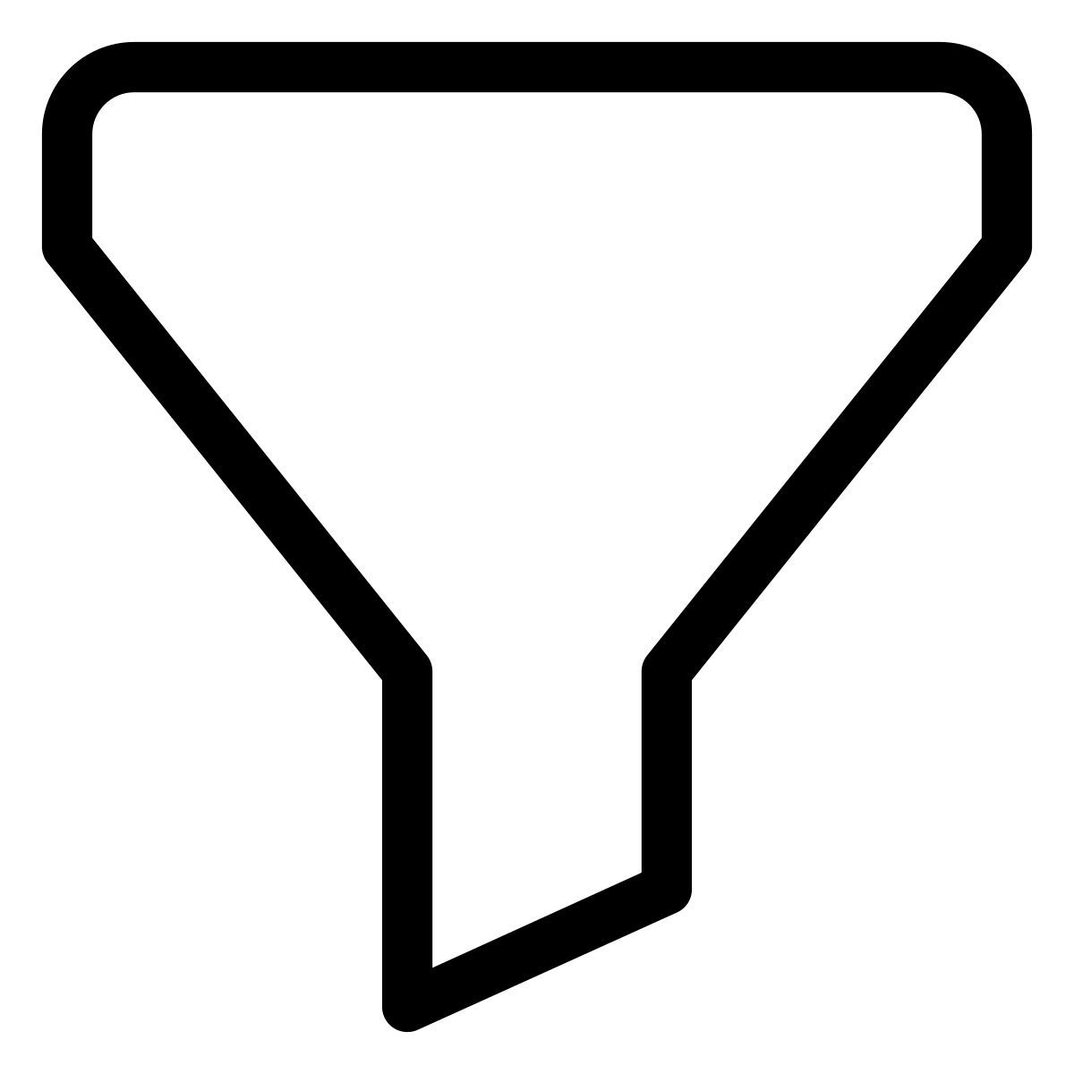 filtro vacío icon