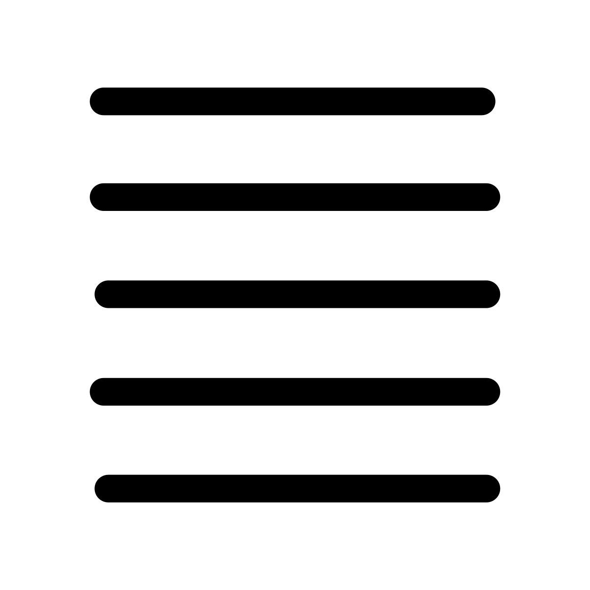 hamburger menu icon