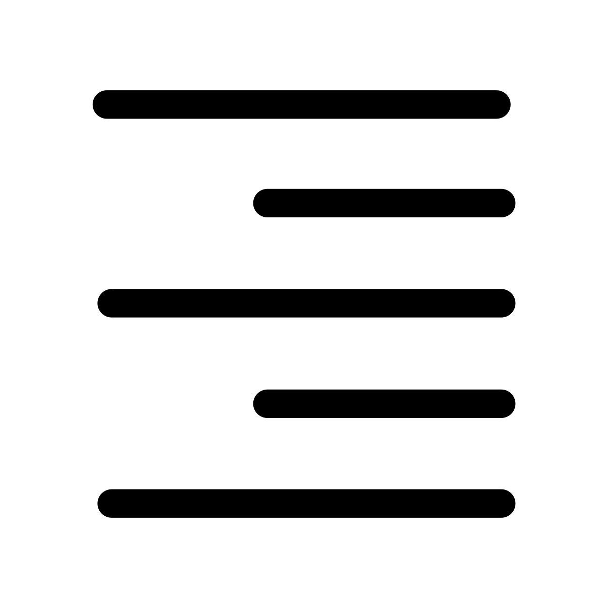 hamburger menu icon