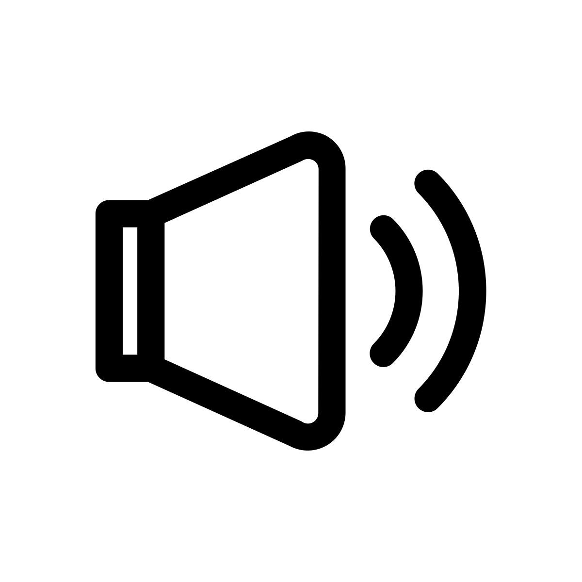 loudspeaker icon