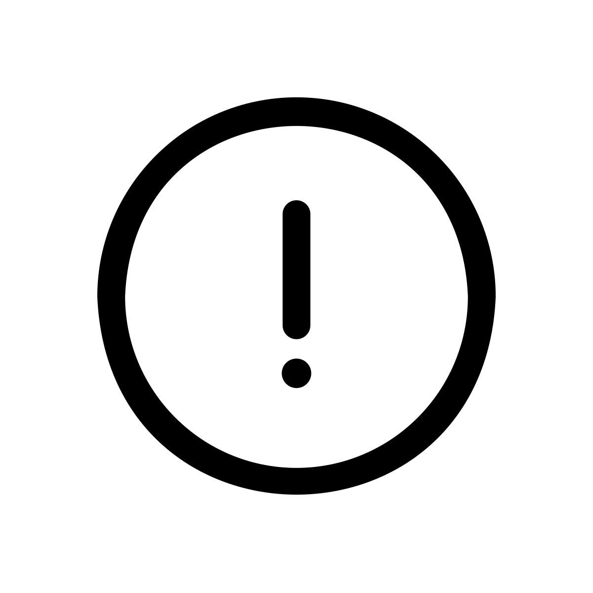 warning icon