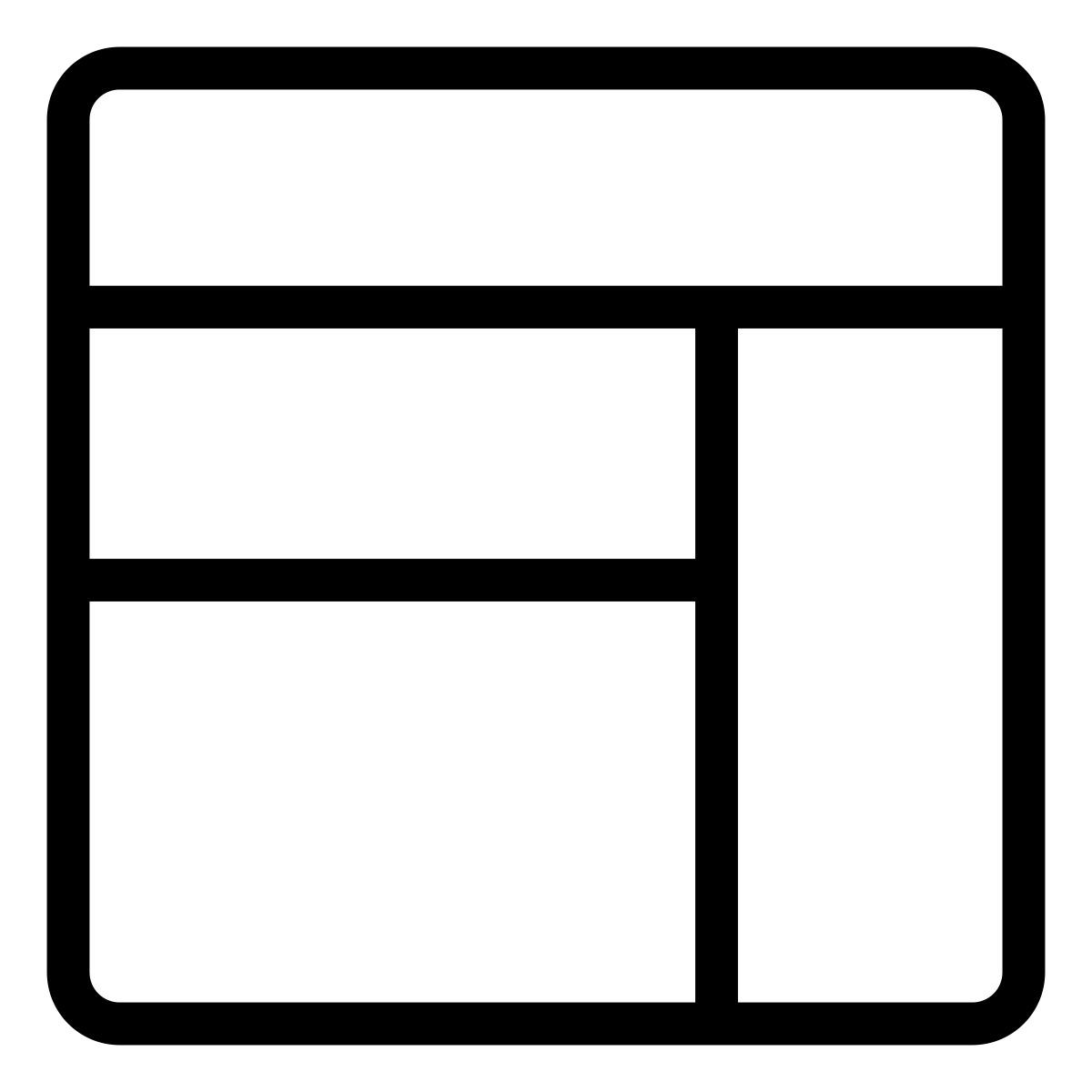 layout icon