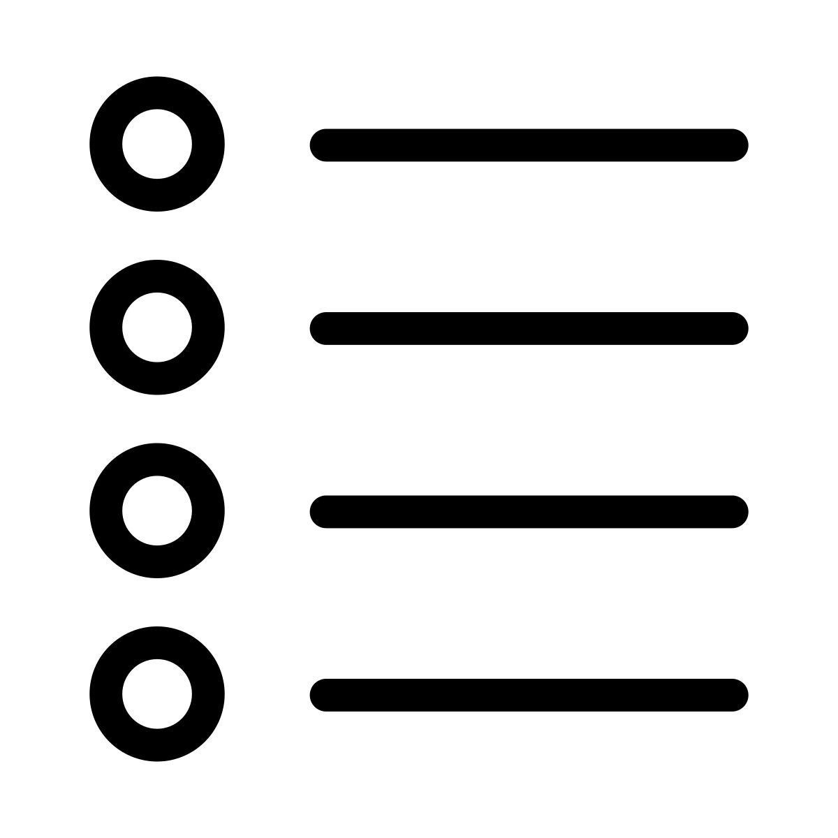list icon