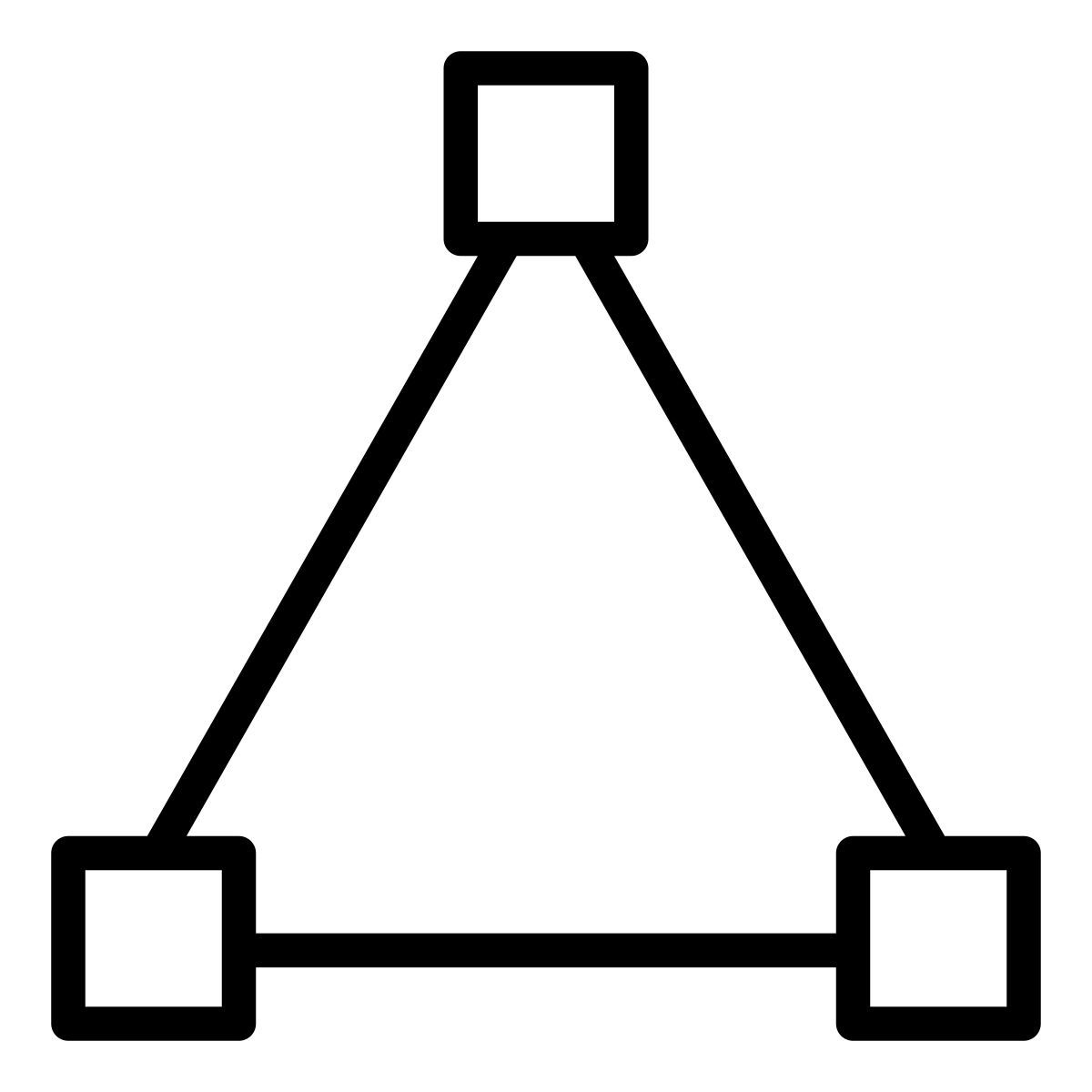 vector triangle icon