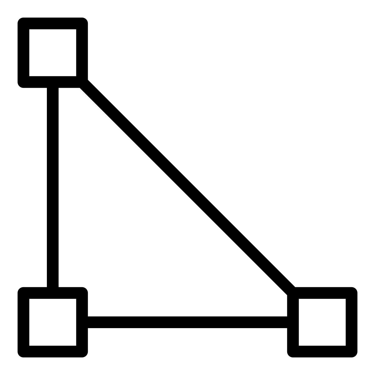vector triangle icon