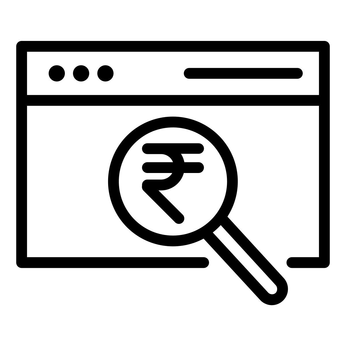 rupee icon