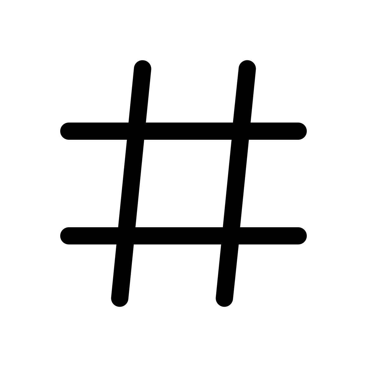 hashtag icon