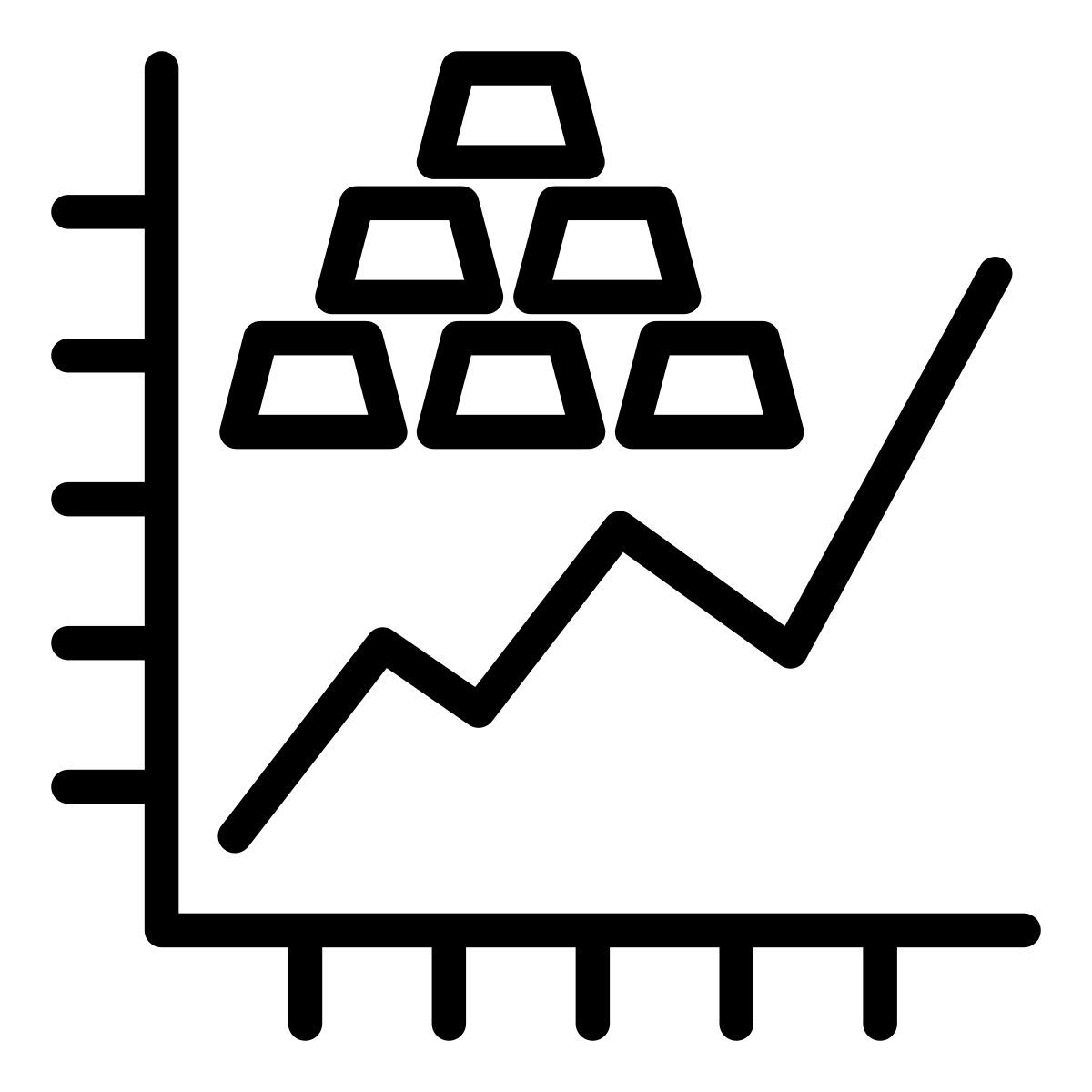financial statistics icon